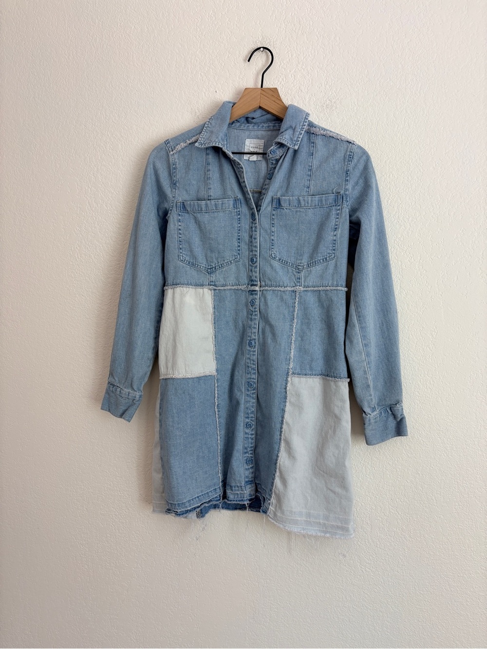 Cleo + Wolf Patchwork Denim Dress - Picture 9 of 10